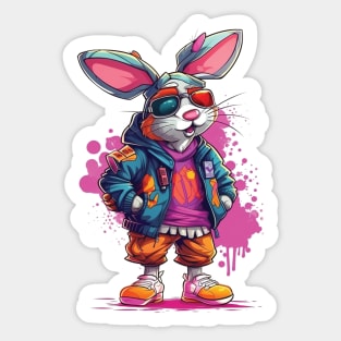 Hip-Hop Hopper Sticker